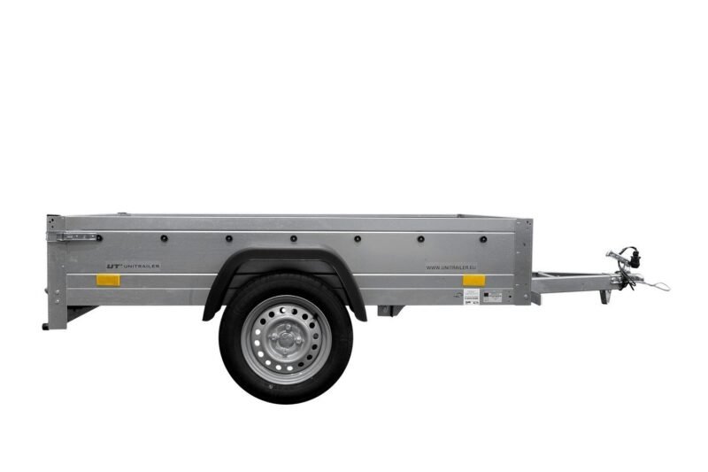 Top remorque garden trailer 200 kipp avec rehausses grillagées et roue jockey – Image 4